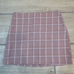 Kendall & Kylie Plaid Skirt